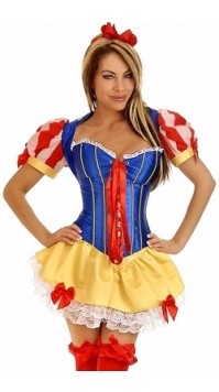 4 PC Sexy Snow White Costume 