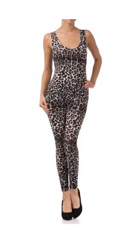 Tank Leopard Catsuit 