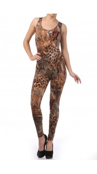 Tank Leopard Catsuit 