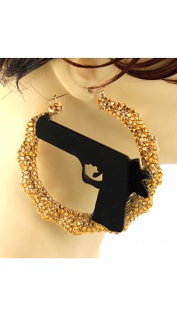 Gun Earrings 
