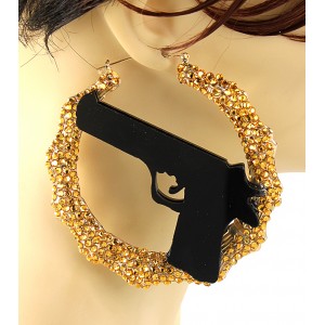 Gun Earrings 