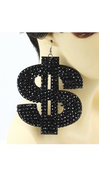 Dollar Sign Earrings 