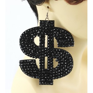 Dollar Sign Earrings 