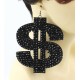 Dollar Sign Earrings 