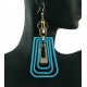 Neon Zipper Earrings 