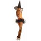 4 PC Orange Pin-up Witch Costume 