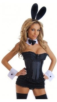 6 PC Tuxedo Bunny Costume 