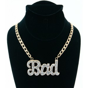 Bad Pendant Necklace