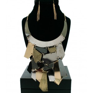 Multi-Colored BiB Pendent Necklace 