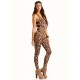 Strappy Leopard Catsuit 