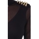 Spiked Shoulder Bodysuit 