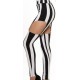 Striped Clip-On Leggings 