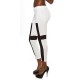 Cross Mesh Insert Leggings 