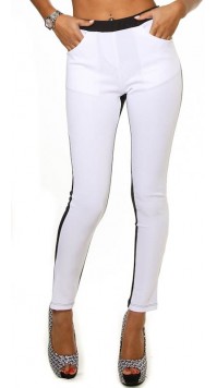 Two Tone Front Pocket Leggings 