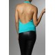 Open Back Draped Halter Top