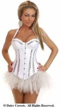 Showgirl Burlesque Corset & Pettiskirt 